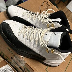 Jordan White and Black Athletic Shoes